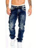 vlovelawMen's Casual Distressed Skinny Jeans, Street Style Stretch Jeans