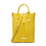 Elegant Crocodile-Print Tote for Women: Versatile, Secure Buckle, Removable Strap, Work & Casual Chic