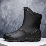 Men's Fashion Non-slip Waterproof Wear-resistant Rain Boots