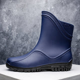 Men's Fashion Non-slip Waterproof Wear-resistant Rain Boots