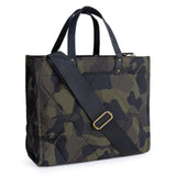 Chic Camo Canvas Tote Bag - Versatile Crossbody with Adjustable Strap for Daily Use & Casual Outings