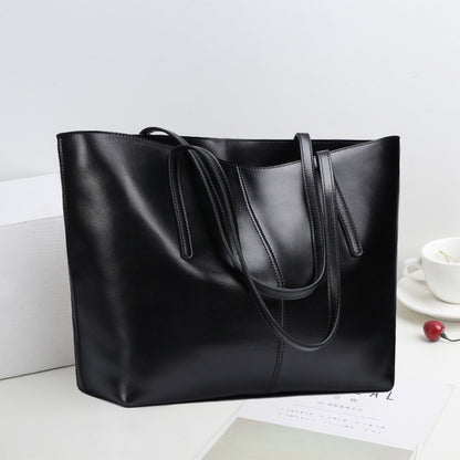 VLOVELAW 2025 popular New Casual Fashion Leather Women's Bag Versatile Trend Handbag Large Bag Women's Fashion Shoulder Tote Bag