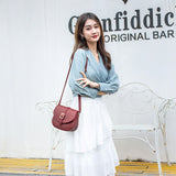 Women's Bag Saddle Bag Simple Korean Style  Fashion Trendy One-Shoulder Bag Crossbody Ladies' Pouch Mobile Coin Purse