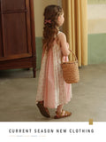 Girls Charming Floral Sleeveless Swing Dress - Perfect for Summer Casual/Holiday Wear - A Fashionable Gift Idea