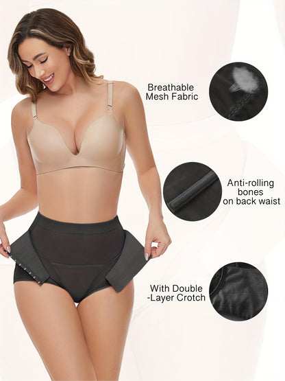 Firm Tummy Control Mesh Corset Panties - Seamless Butt Lift & Shape - Comfortable Womens Shapewear Underwear for All-Day Confidence