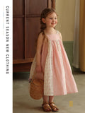 Girls Charming Floral Sleeveless Swing Dress - Perfect for Summer Casual/Holiday Wear - A Fashionable Gift Idea