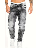 vlovelawMen's Casual Distressed Skinny Jeans, Street Style Stretch Jeans