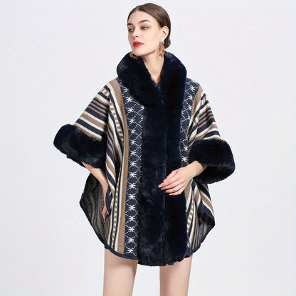 65.02cmX165.0cm Imitation Rabbit Fur Shawl Scarf Collar Imitation Cashmere Cloak Winter Cold And Warm Shawl Wrap