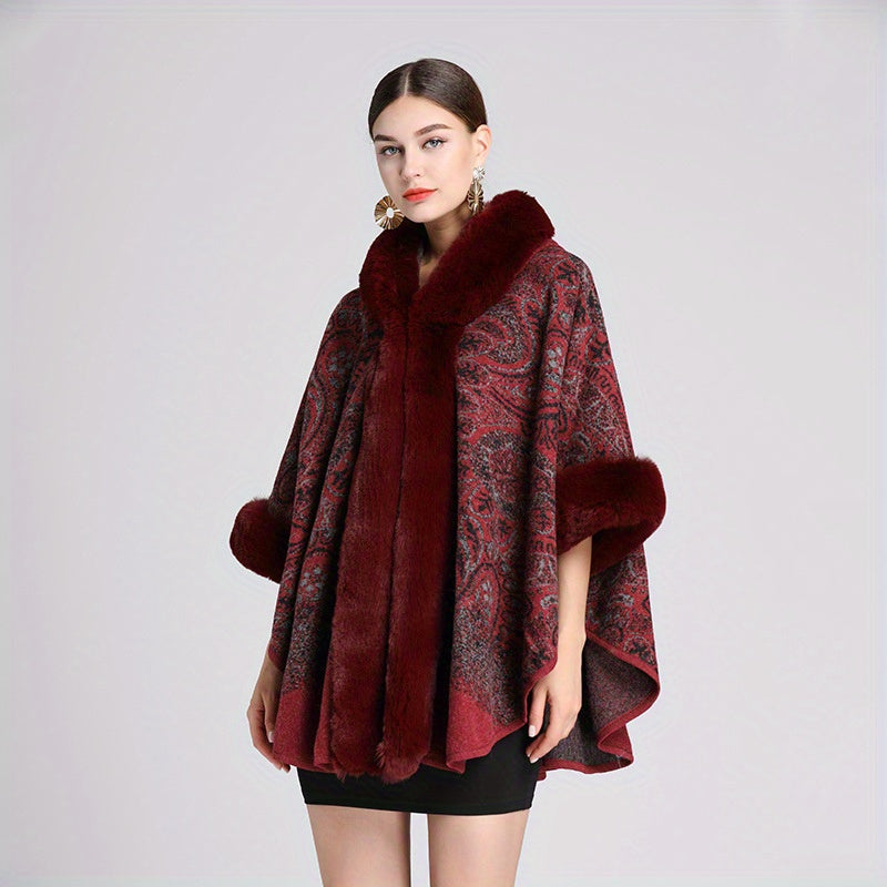 65.02cmX165.0cm Imitation Rabbit Fur Shawl Scarf Collar Imitation Cashmere Cloak Winter Cold And Warm Shawl Wrap