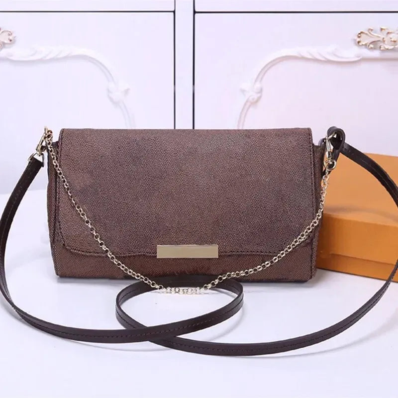 genuine leather WOMEN luxurys designers bags lady Handbags messenger crossbody chain shoulder bag Wallet