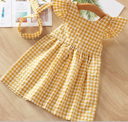 Girl's Dresses Summer Newborn Baby Clothes Infant Girl Cute Print Sleeveless Cotton Beach Princess R230612