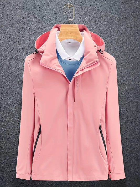 vlovelaw  Women's Ski Jackets: Soft-Shell Windproof & Waterproof Jackets With Full Zipper - Perfect For Snowy Days!