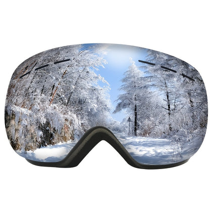 1pc Premium Windproof & Snowproof Ski Goggles for Men and Women with UV Protection and Anti-Fog Coating for Outdoor Snowboarding