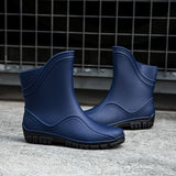 Men's Fashion Non-slip Waterproof Wear-resistant Rain Boots