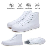 Casual Shoes Unisex Fashion High Top Sneakers Womens Classic Tops Canvas Tennis For Men Drop Delivery Otdvg