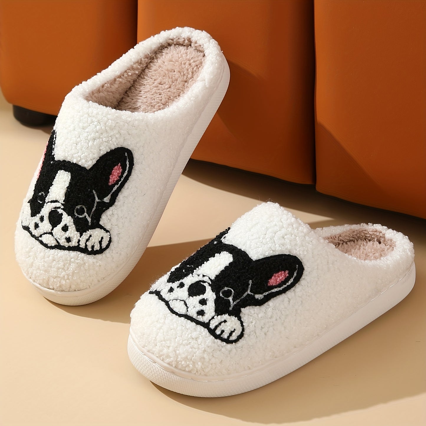 Cute Cartoon Home Slippers, Cozy Indoor House Slippers With Faux Fur Lining, Soft And Warm For Women, Winter & Autumn