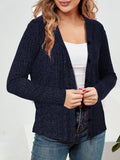 vlovelaw  Elegant Button Down Knit Cardigan, Casual Long Sleeve Sweater, Women's Clothing