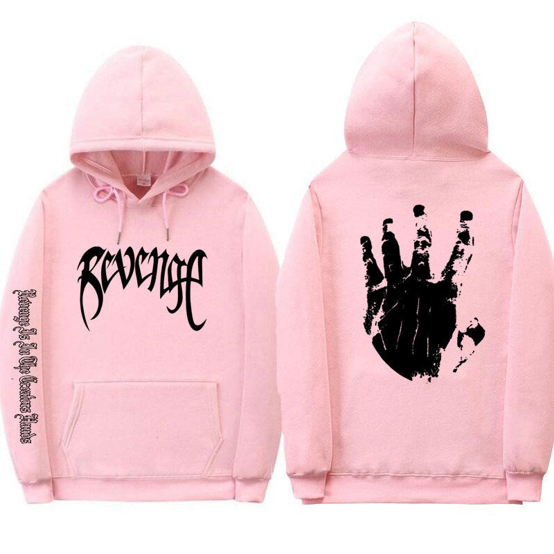 VLOVELAW Xxxtentacion Men's and Women's Threaded Cuff Hooded Sweater, 2025 Street Revenge Hoodie Sweatshirt