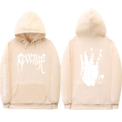 VLOVELAW Xxxtentacion Men's and Women's Threaded Cuff Hooded Sweater, 2025 Street Revenge Hoodie Sweatshirt