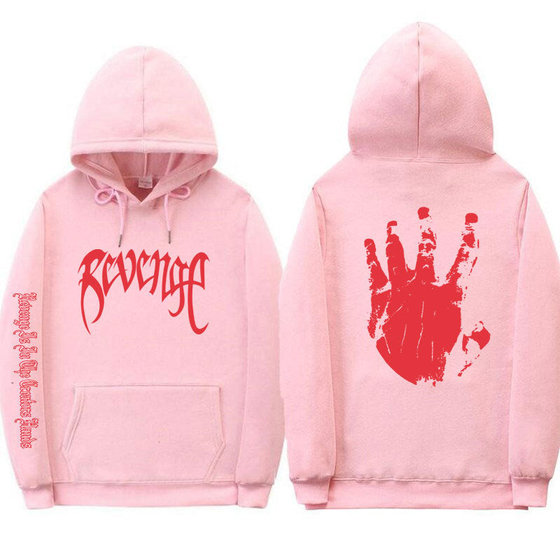 VLOVELAW Xxxtentacion Men's and Women's Threaded Cuff Hooded Sweater, 2025 Street Revenge Hoodie Sweatshirt