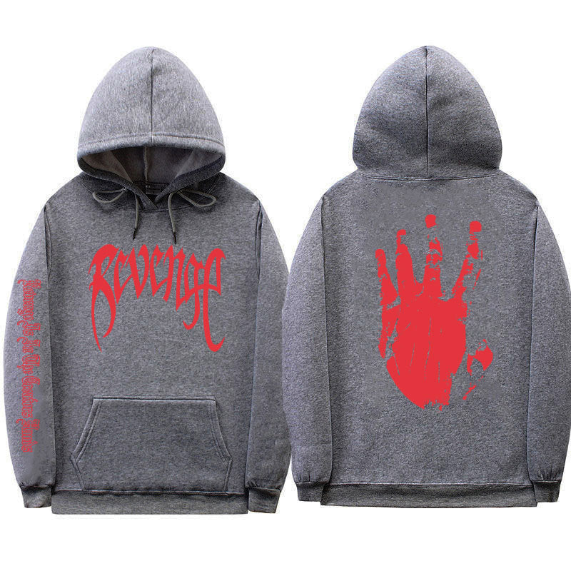 VLOVELAW Xxxtentacion Men's and Women's Threaded Cuff Hooded Sweater, 2025 Street Revenge Hoodie Sweatshirt