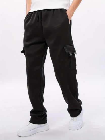 vlovelawMen's Casual Multi Pockets Joggers Cargo Pants