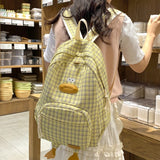 Cartoon Duck Schoolbag Girl College Student All-Match Japanese High School Student Korean Style Girl Backpack Schoolgirl Backpack