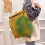 McDonald's Bag Wholesale  New Letter Printing Paper Bag Backpack Personality College Student Shoulder Bag Foreign Trade