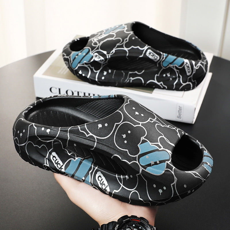 VLOVELAW New Children's Slippers Slip-on Outdoor Wear Lightweight Soft Elastic Trendy New Sandals Beach Can Be One Piece Dropshipping