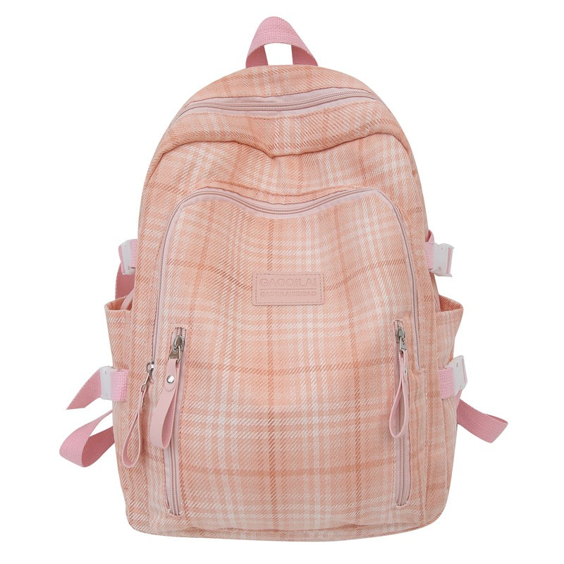 Large Capacity Schoolbag Female Junior High School Student Korean Style Ins Backpack Junior and Senior High School Mori Harajuku Style Backpack