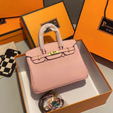 vlovelaw Candy Color Birkin Bag Women's Handbag Shoulder Messenger Bag Fashion All-Match Large Capacity Totes Women's Bag Wholesale