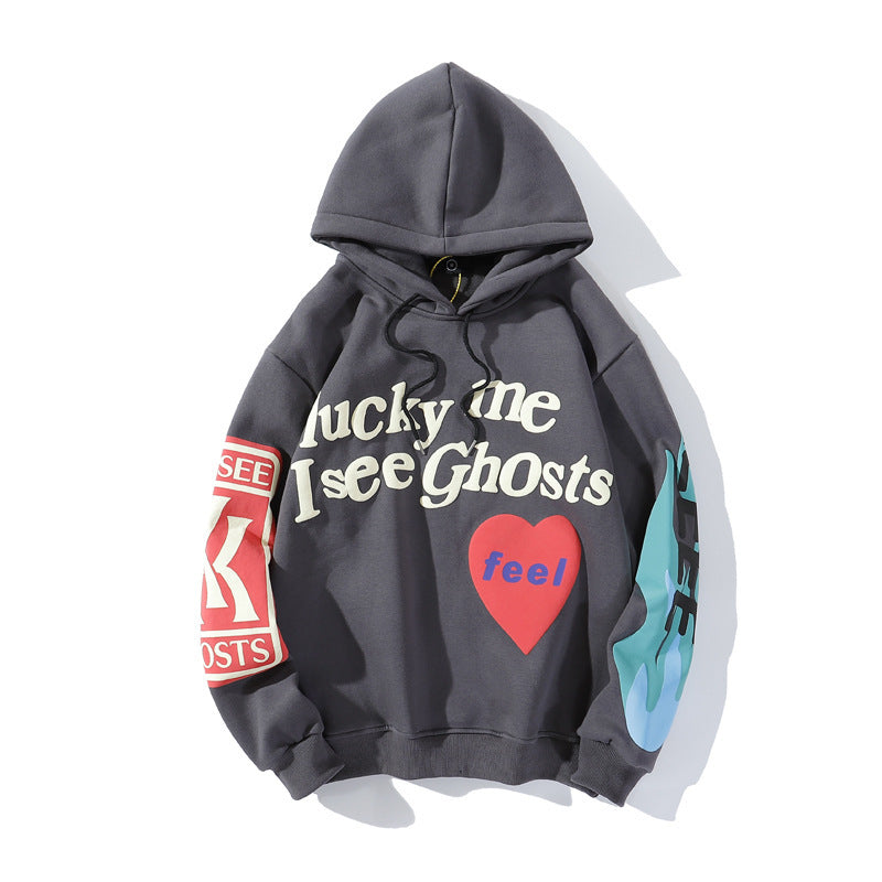 VLOVELAW KANYE WEST Kanye album KIDS SEE GHOSTS FREEEE HOODIE print sweater hoodie