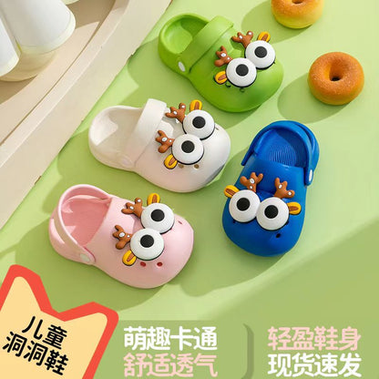 VLOVELAW Eva Children's Hole Shoes Poop Feeling Outdoor Non-Slip TikTok Xiaohongshu Ultra-Light Wear-Resistant Summer Non-Slip Sandals