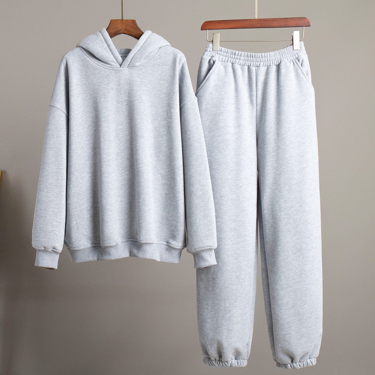 KKBOXLY Cross-border sweater set New autumn and winter new women's casual comfortable sports style hoodie pants sweater set