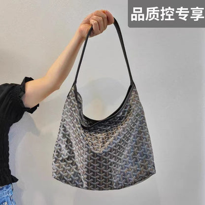 VLOVELAW (High Version) Soft Dog Teeth Bag Hobo Printed Hobo Bag Shopping Bag Tote Tote Shoulder Bag Crossbody Bag