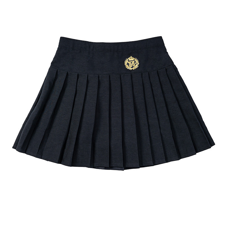 VLOVELAW British College Style Girls' Pleated Skirt JK Plaid Skirt Guoguo Classmate Children's Performance Wear Suspender Skirt Vest Skirt