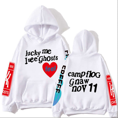 VLOVELAW KANYE WEST Kanye album KIDS SEE GHOSTS FREEEE HOODIE print sweater hoodie