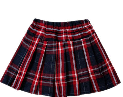 VLOVELAW British College Style Girls' Pleated Skirt JK Plaid Skirt Guoguo Classmate Children's Performance Wear Suspender Skirt Vest Skirt