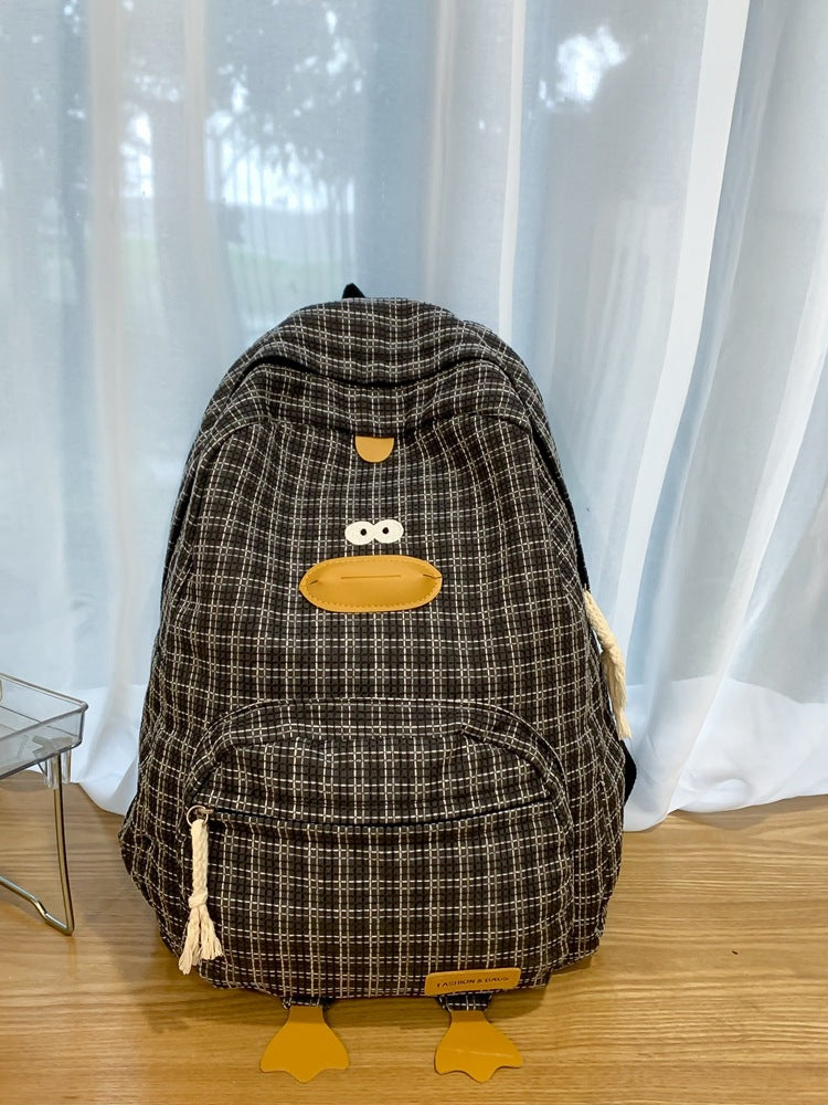 Cartoon Duck Schoolbag Girl College Student All-Match Japanese High School Student Korean Style Girl Backpack Schoolgirl Backpack