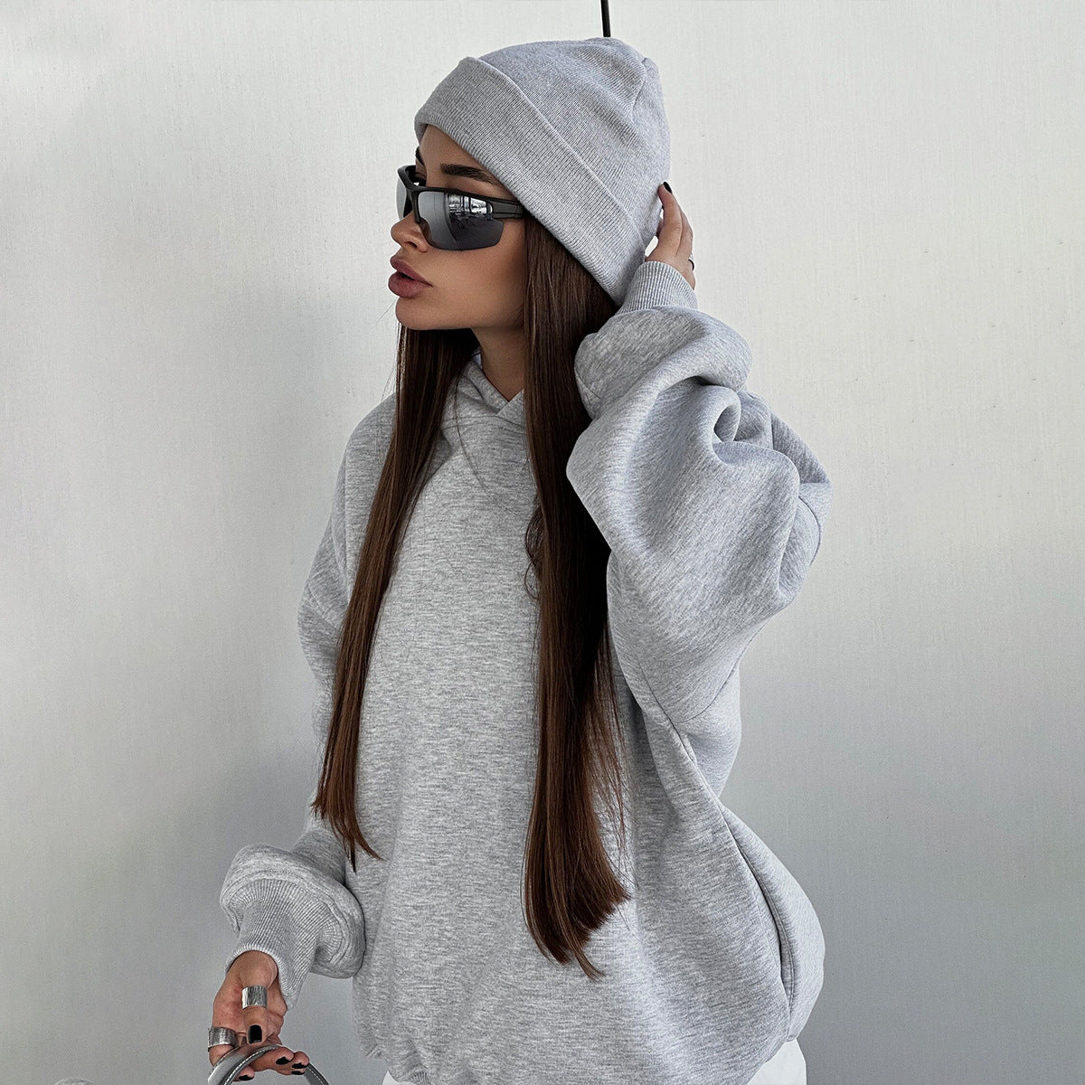 KKBOXLY Cross-border sweater set New autumn and winter new women's casual comfortable sports style hoodie pants sweater set