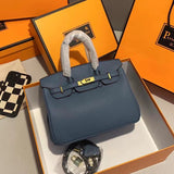 vlovelaw Candy Color Birkin Bag Women's Handbag Shoulder Messenger Bag Fashion All-Match Large Capacity Totes Women's Bag Wholesale