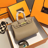 vlovelaw Candy Color Birkin Bag Women's Handbag Shoulder Messenger Bag Fashion All-Match Large Capacity Totes Women's Bag Wholesale