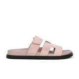 VLOVELAW  Su Cojin Same Super Second Uncle ~ New Color Leather Velcro Thick Bottom H Slippers Women's Sandals for Outer Wear Summer 2024