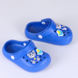 VLOVELAW Children's Hole Shoes Women's Summer Outdoor Wear Shit Feeling Thick Bottom Toe Cap Half Slippers Boys and Girls Home Non-Slip Sandals for Older Children