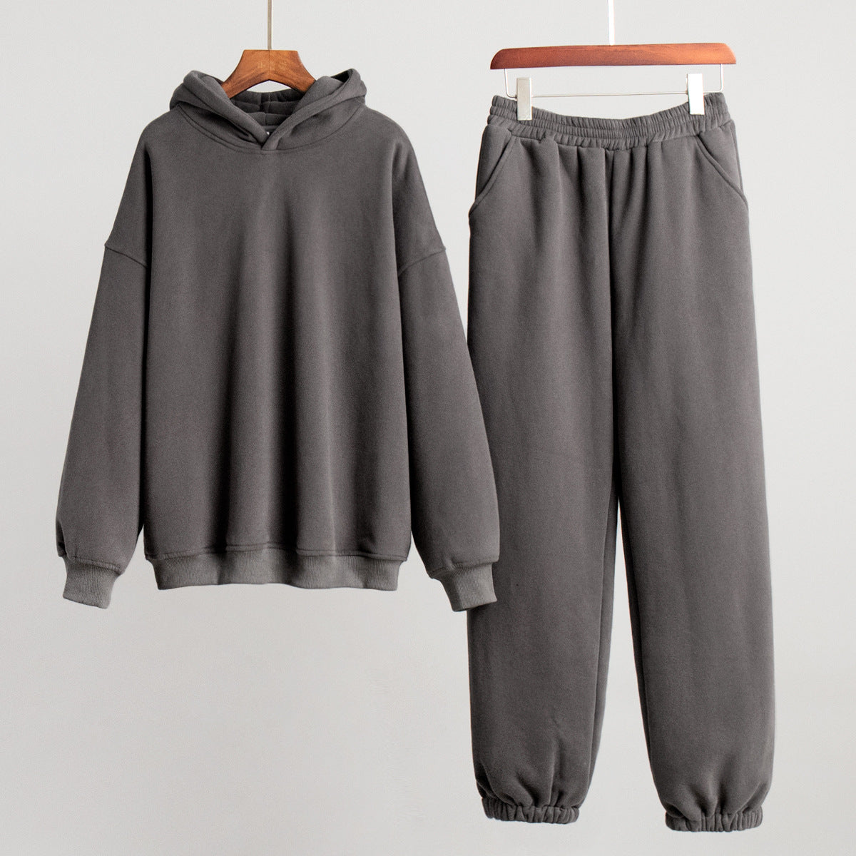 KKBOXLY Cross-border sweater set New autumn and winter new women's casual comfortable sports style hoodie pants sweater set