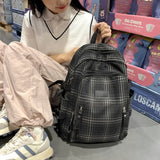 Large Capacity Schoolbag Female Junior High School Student Korean Style Ins Backpack Junior and Senior High School Mori Harajuku Style Backpack