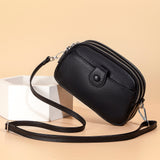 Genuine Leather Fashion Mom Bag Mobile Phone Bag New Mini Messenger Bag Women's High-Grade Single Shoulder Women's Bag Large Capacity