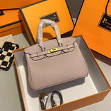 vlovelaw Candy Color Birkin Bag Women's Handbag Shoulder Messenger Bag Fashion All-Match Large Capacity Totes Women's Bag Wholesale