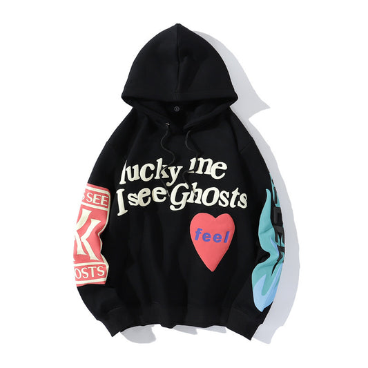 VLOVELAW KANYE WEST Kanye album KIDS SEE GHOSTS FREEEE HOODIE print sweater hoodie