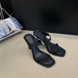 Summer  Internet Hot New with Skirt High Heel Sandals Women's Outer Wear Ankle-Strap Stilettos Sandals Fashion All-Matching